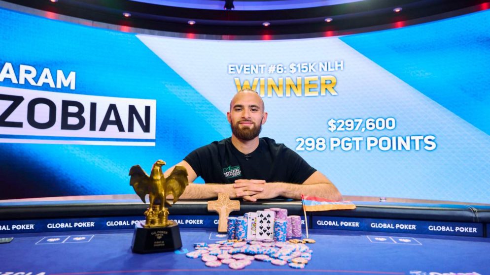 Aram Zobian é campeão do Evento #6 do US Poker Open