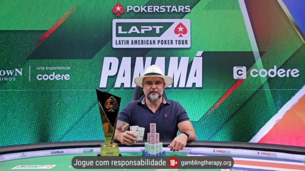 De ponta a ponta, Johnny Sandoval é campeão do Main Event do LAPT Panamá