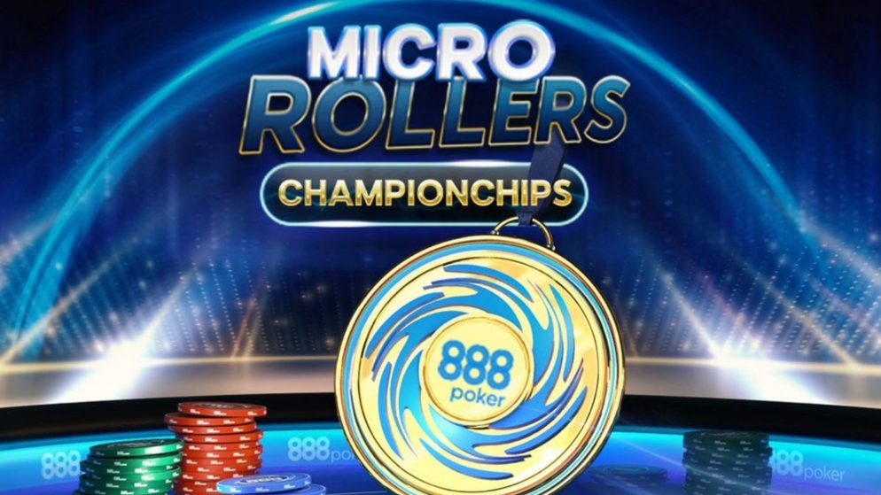Micro Rollers ChampionChips do 888poker começa domingo, saiba mais