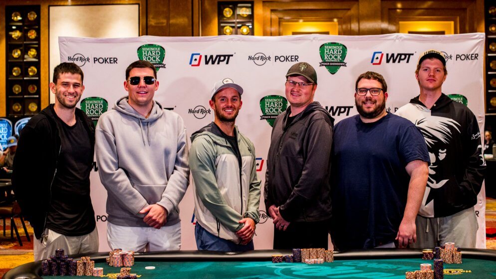 Dylan Smith é o líder na FT do WPT Seminole Poker Showdown