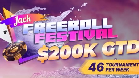 JackPoker expande festival de freerolls com US$ 200 mil por mês