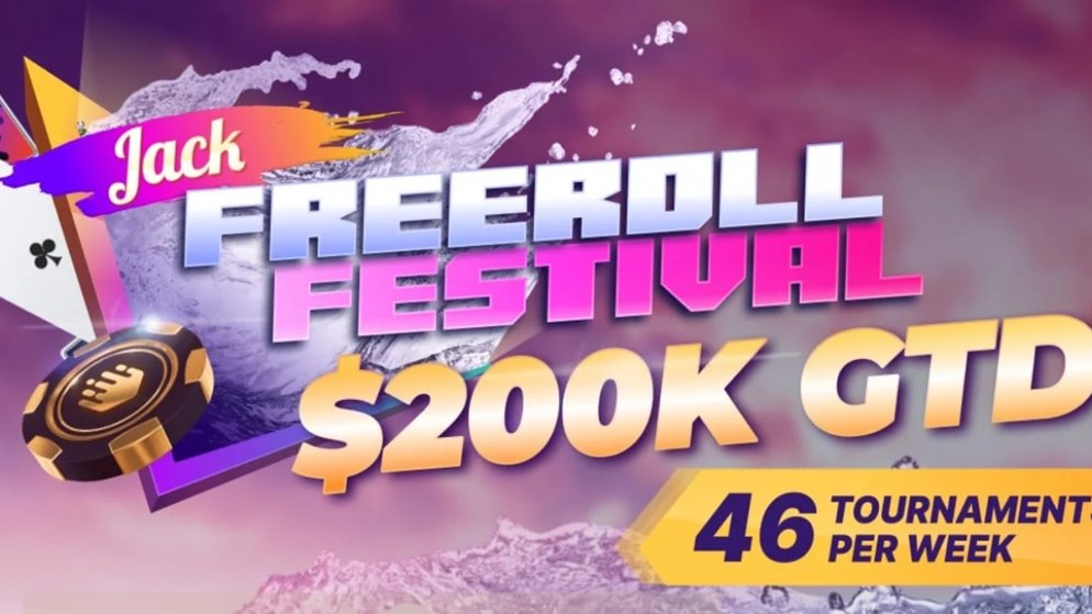 JackPoker expande festival de freerolls com US$ 200 mil por mês