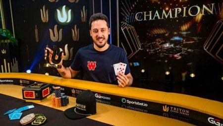 Adrian Mateos leva US$ 1.7 milhão com bi na Triton Series