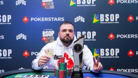 Pedro Padilha é campeão do 1-Day High Roller do BSOP Winter Millions