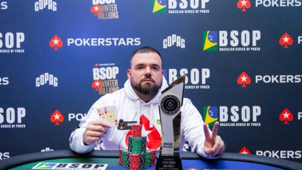 Pedro Padilha é campeão do 1-Day High Roller do BSOP Winter Millions