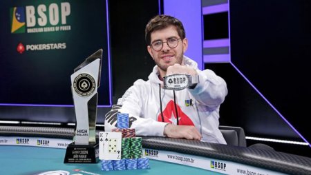 Thiago Crema puxa R$ 1,1 milhão com vitória no R$ 100K SHR no BSOP Winter Millions