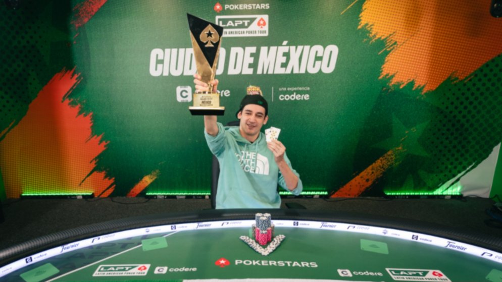 Oscar Sosa é campeão do Main Event do LAPT México