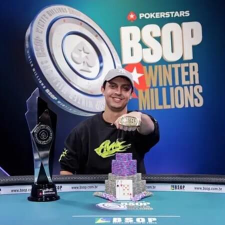 Gabriel Nóbrega vence o Main Event do BSOP Winter Millions