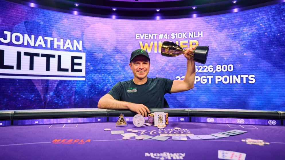 Jonathan Little elimina toda a FT e é campeão do Evento #4 do Poker Masters