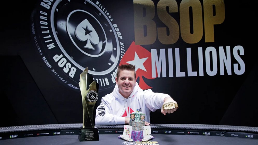 Jose Lesta confirma favoritismo e é campeão do Main Event do BSOP Millions