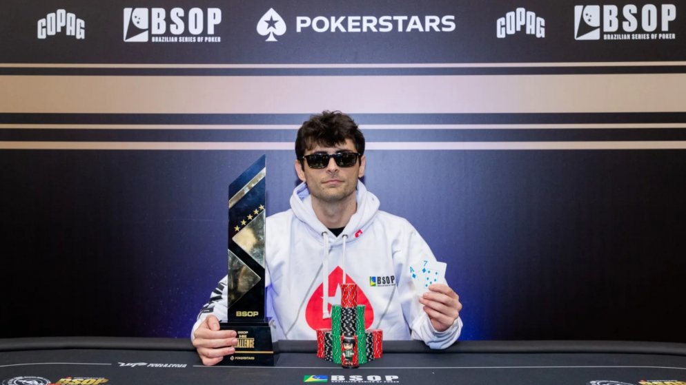 Paulo Moraes é campeão do R$ 15K The 6-Max Challenge do BSOP Millions
