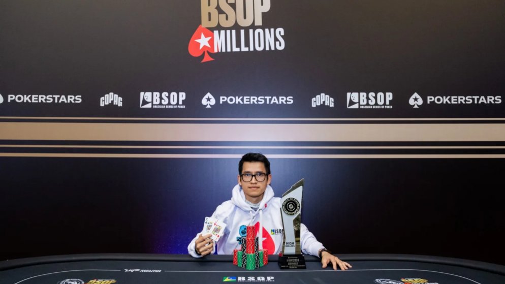 Ronald Licona é campeão do R$ 10K 2-Day High Roller Mystery Bounty do BSOP Millions