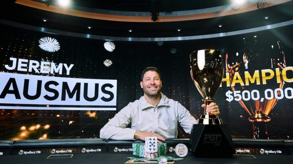 Jeremy Ausmus faz valer a maior pilha e vence o US$ 1 Million PGT Championship