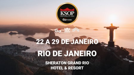 Leandro Rego lidera última rodada dupla do Main Event do KSOP Rio de Janeiro
