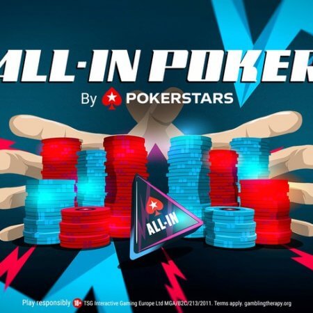 PokerStars lança novo formato de jogos Cash All-In Poker