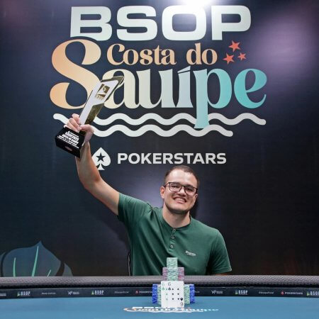 Carlos Serrano é campeão do R$ 25K High Roller do BSOP Costa do Sauípe