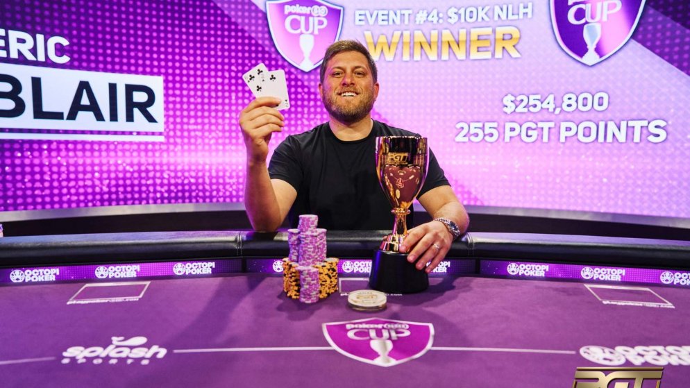Eric Blair evita o bi de Joey Weissman e é campeão do PokerGO Tour #4