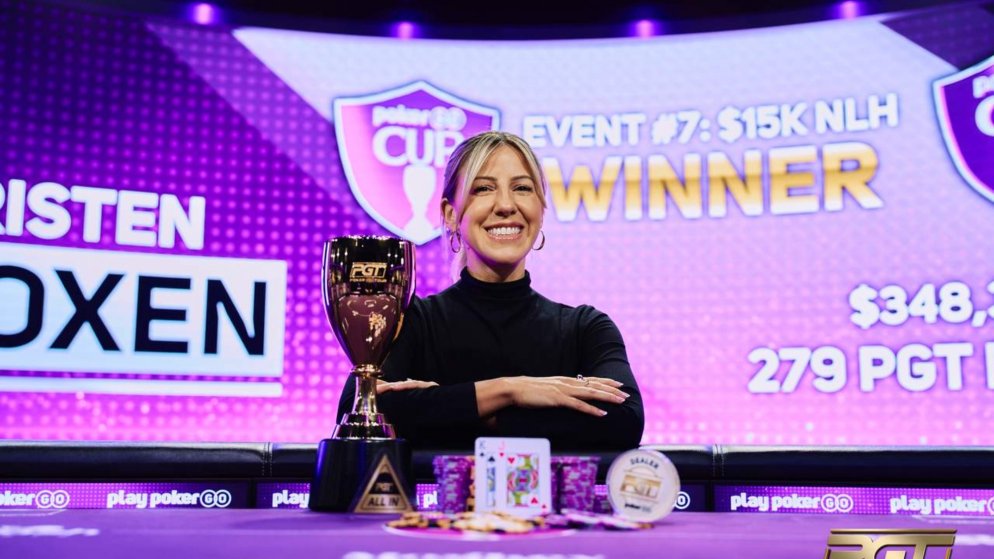 Kristen Foxen bate forte mesa final e é campeã do US$ 15K da PokerGO Cup