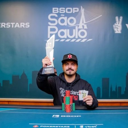 Ariel Suassuna é campeão do R$ 10K 2-Day High Roller do BSOP São Paulo