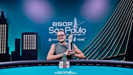 Carlos Serrano é campeão do R$ 25K Super High Roller