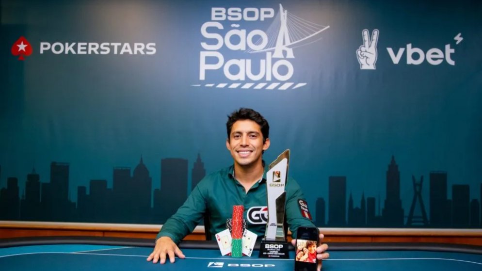 Diego Ventura vence J-J de Caio Guedes e é campeão do R$ 15K Grand HR do BSOP São Paulo