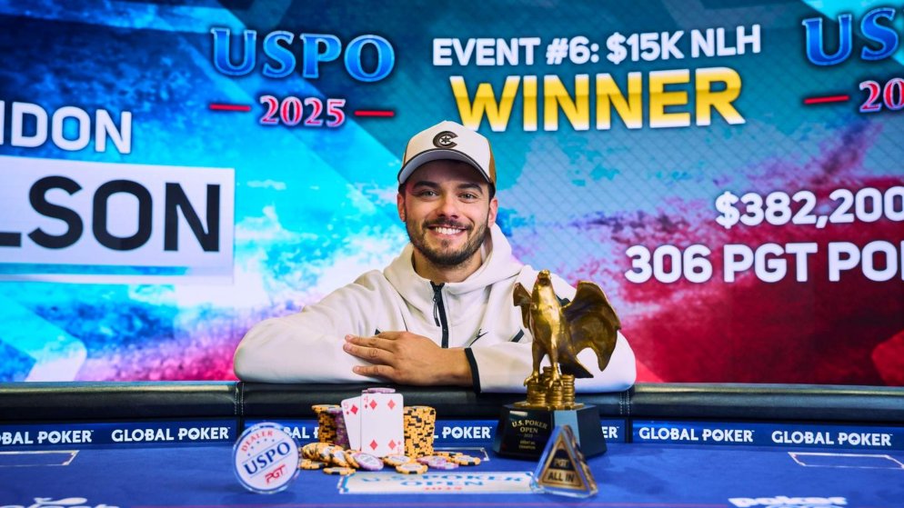 Brandon Wilson é campeão do Evento #6 do US Poker Open