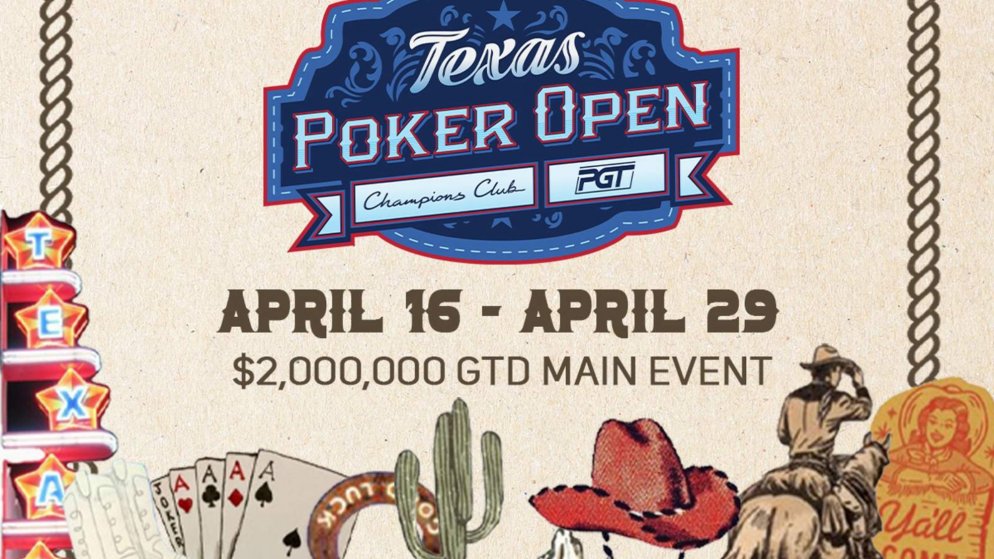 Texas Poker Open começa hoje com US$ 2 milhões GTD no Main Event