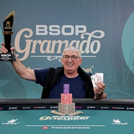 Larry Lopes é campeão do Main Event do BSOP Gramado