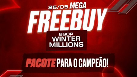 Mega Freebuy da Copa Rafael Moraes acontece domingo com pacote grátis para o BSOP Winter Millions