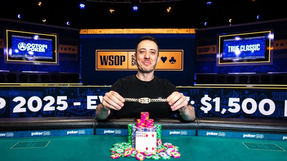 Igor Zektser conquista primeiro bracelete da carreira no WSOP 2025