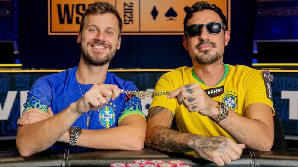 Dupla Brasileira Kelvin Kerber e Peter Patrício conquista bracelete inédito no TAG Team da WSOP