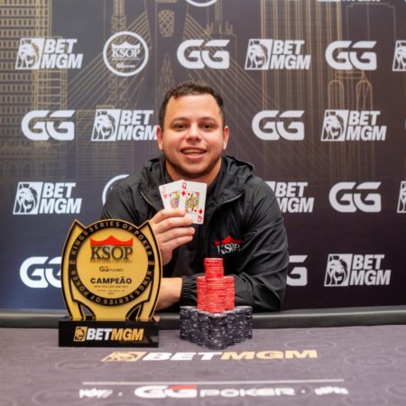 Paulo Pinto bate Iago Savino e é campeão do R$ 10K High Roller One Day da KSOP São Paulo