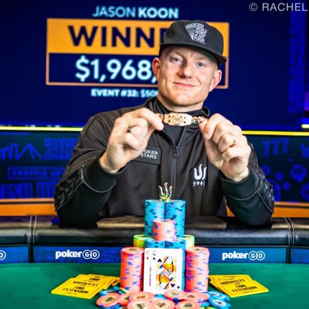 Jason Koon leva o título do Evento #32 e conquista seu segundo bracelete na WSOP 2025