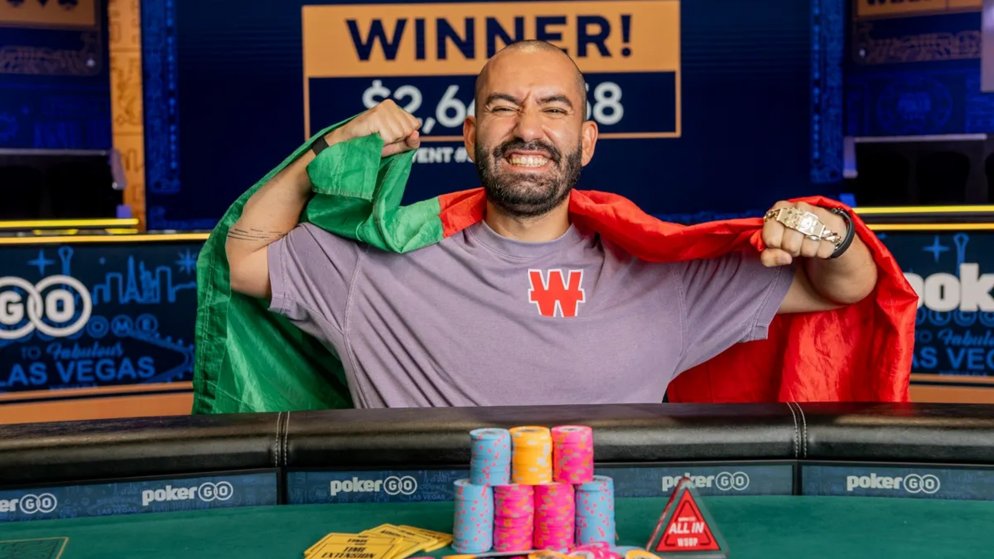 João Vieira triunfa no High Roller de US$ 100K e alcança seu quarto bracelete na WSOP