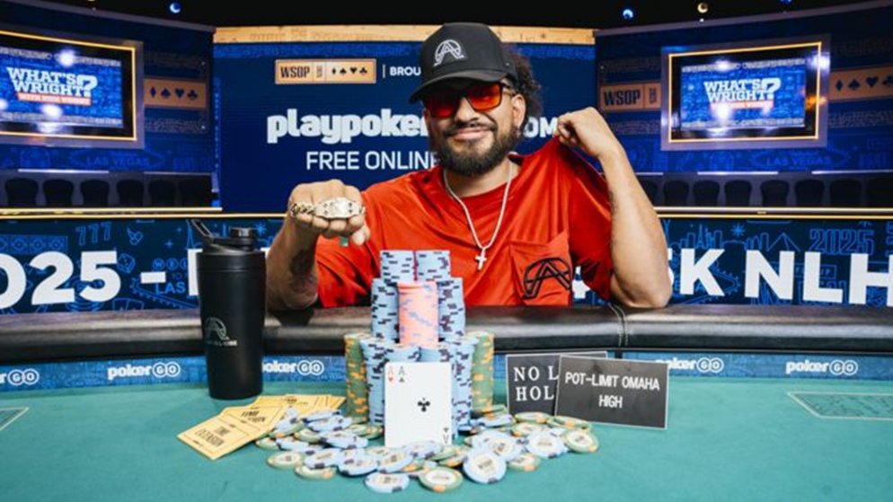 Lou Garza conquista segundo bracelete com virada impressionante no High Roller Mixed da WSOP 2025