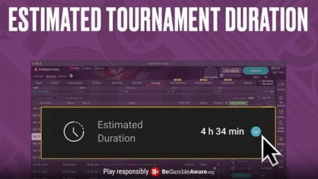 PokerStars lança recurso para prever duração de torneios
