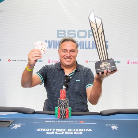 Hermógenes Gelonezi é campeão do R$ 15K Grand High Roller do BSOP Winter Millions