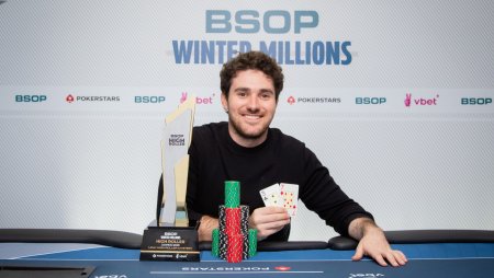 Jaime Dayan bate Cristian Aquino e é campeão do R$ 10K 1-Day HR Mystery Bounty do BSOP Winter Millions