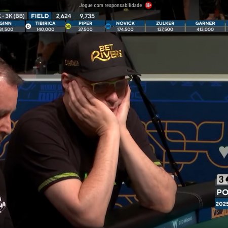 Phil Hellmuth leva um out no river e Daniel Negreanu cai em coin flip no Main Event da WSOP
