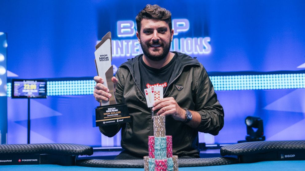 Vinicius Rezende bate Kelvin Kerber e leva R$ 904K com cravada no R$ 25K BSOP Invitational