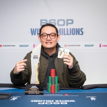 Da Malásia para o título: Com nome de vencedor, Wong Win Liang é campeão do R$ 25K High Roller PKO