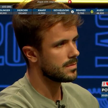 Yuri Martins joga na mesa da TV e avança com forte pilha entre os 23 brasileiros no Dia 1B