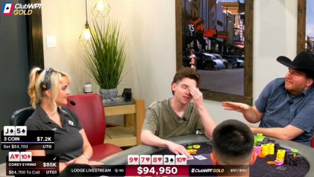 Jogador sofre com nut flush no river The Lodge, assista