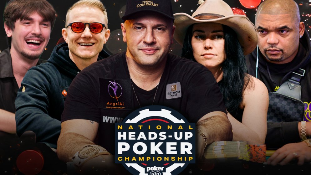 Confira o chaveamento do National Heads-up Poker Championship, que conta com brasileiro no jogo