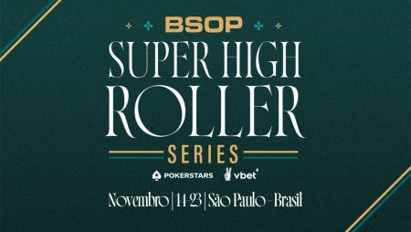 BSOP Millions terá Super High Roller Series com buy-ins de até R$ 500 mil
