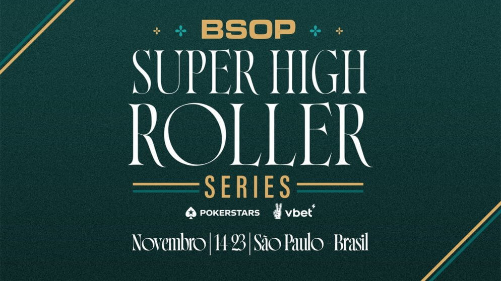 BSOP Millions terá Super High Roller Series com buy-ins de até R$ 500 mil