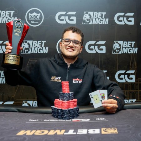 Carlos Serrano é campeão do R$ 15K HR BetMGM do KSOP RJ