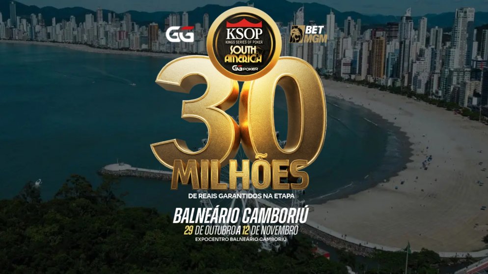 Luis Henrique Taffner lidera reta final do Main Event do KSOP South America