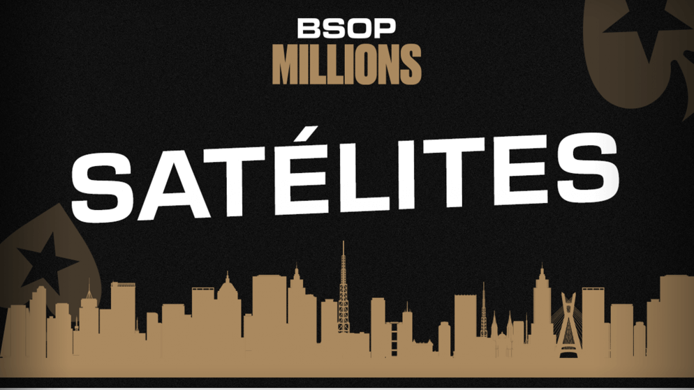 PokerStars libera satélites para o BSOP Millions com pacotes completos e vagas no Main Event