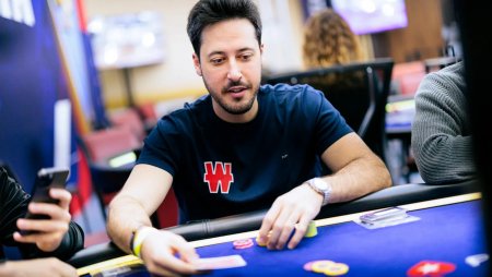 Adrian Mateos cai na bolha da FT do €100K Super High Roller do EPT Malta com K-K